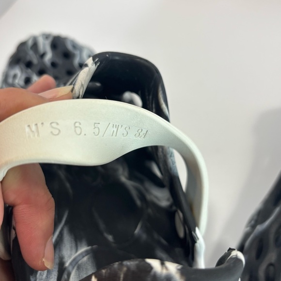 Merrell Men Sz 6.5 Hydro Moc Water Shoes Slip On Sandals Black White Swirl Camo - Picture 7 of 7